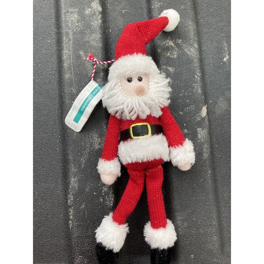 Plush Santa Ornament Decoration